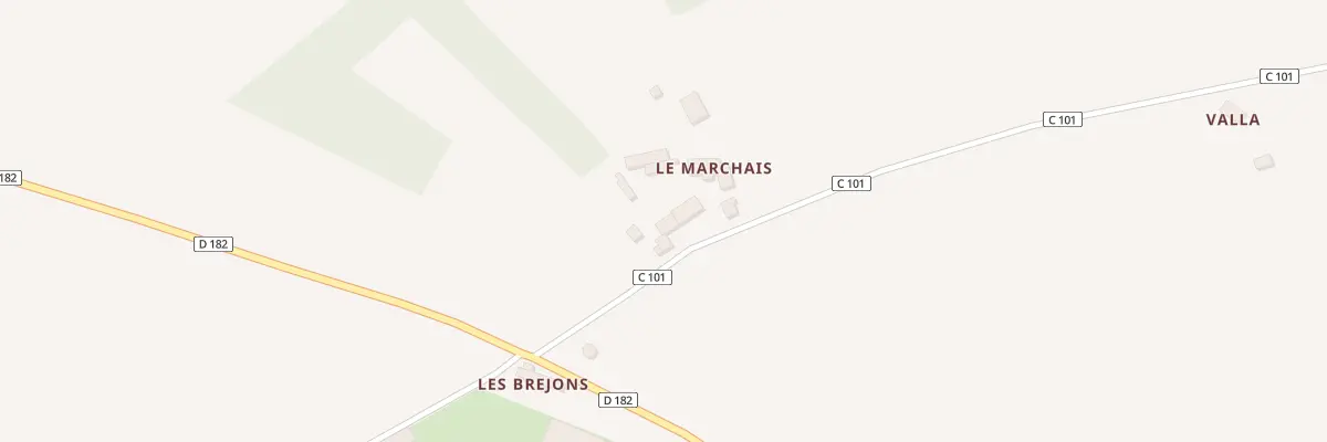 Plan du 3 Le Marchais à La Chapelle-Huon