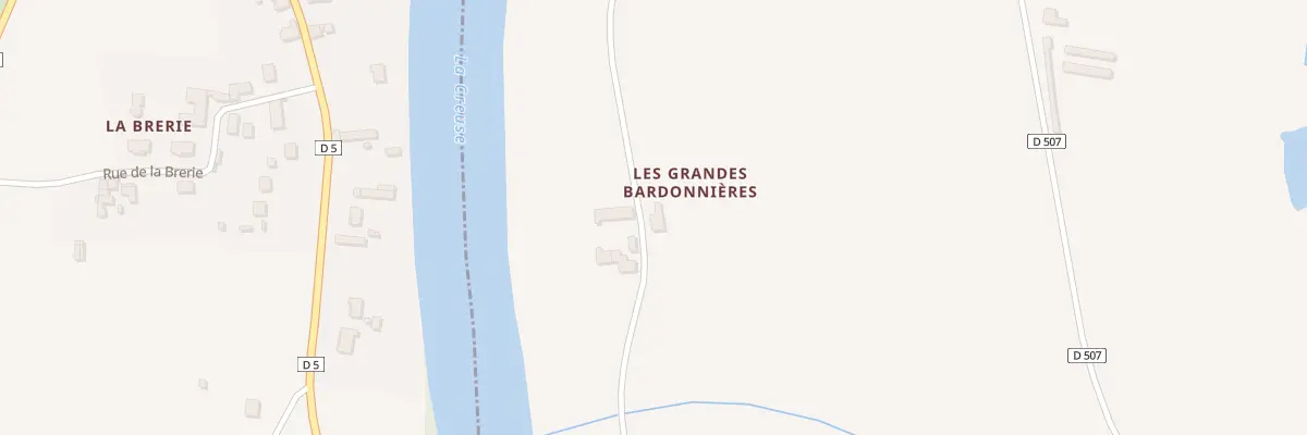 Plan du 1 Les Grandes Bardonnieres à La Guerche
