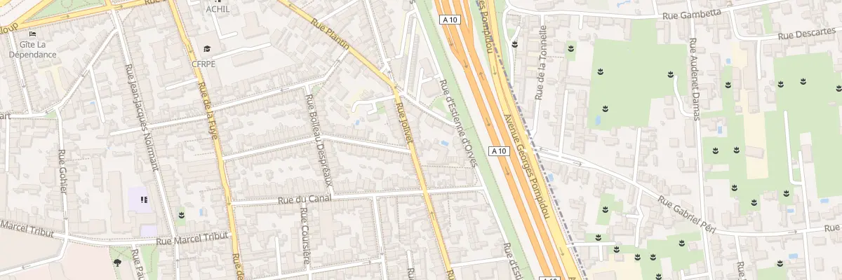 Plan du 68 Rue Jolivet à Tours