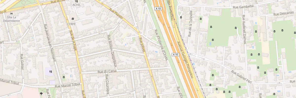 Plan du 66 Rue Jolivet à Tours