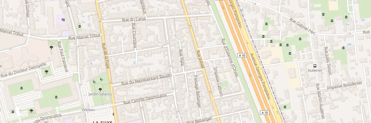 Plan du 4B Rue Viala à Tours