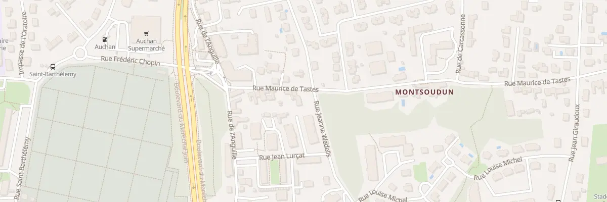 Plan du 15 Rue Maurice de Tastes à Tours