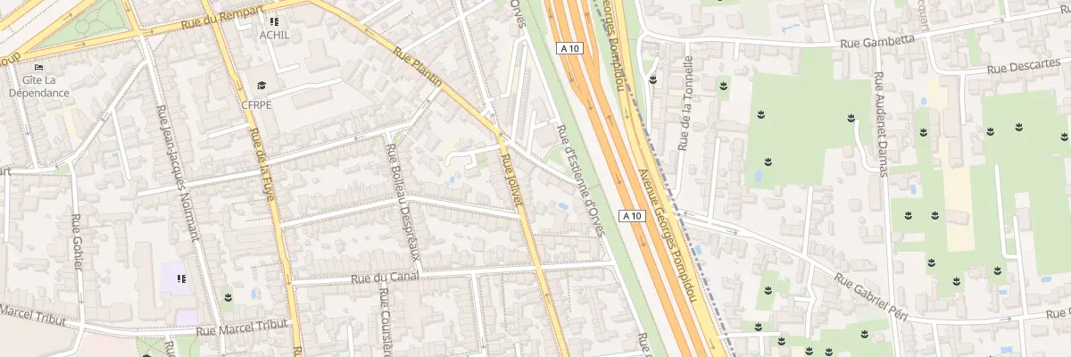 Plan du 62 Rue Jolivet à Tours