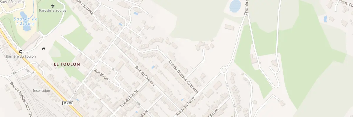 Plan du 24 Rue du Docteur Calmette à Périgueux