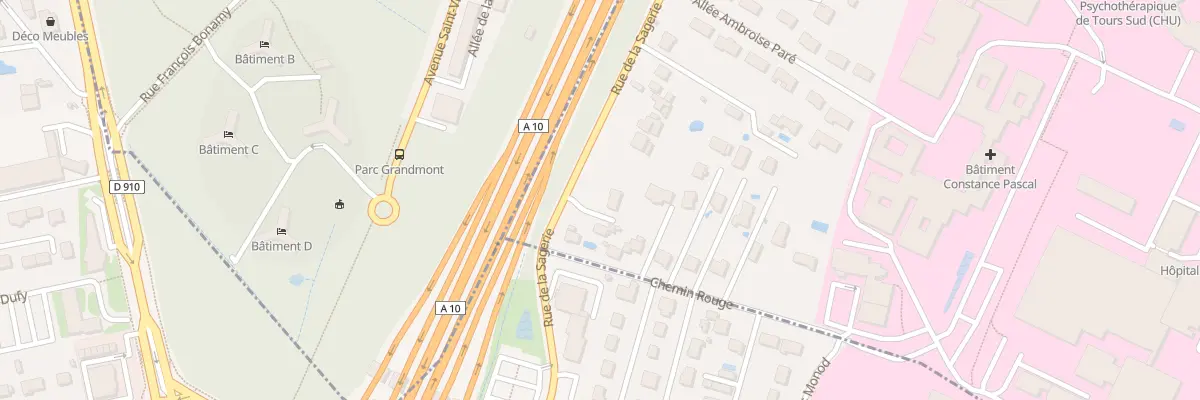 Plan du 198 Rue de la Sagerie à Saint-Avertin