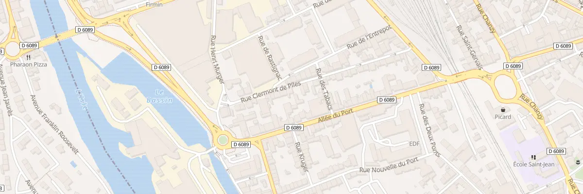 Plan du 18 Rue Clermont de Piles à Périgueux