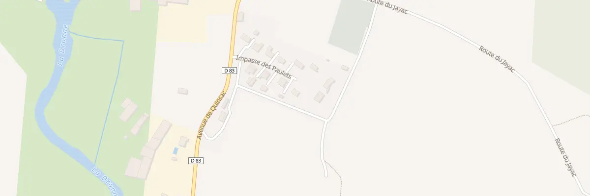 Plan du 209 Les Paulets à Quinsac