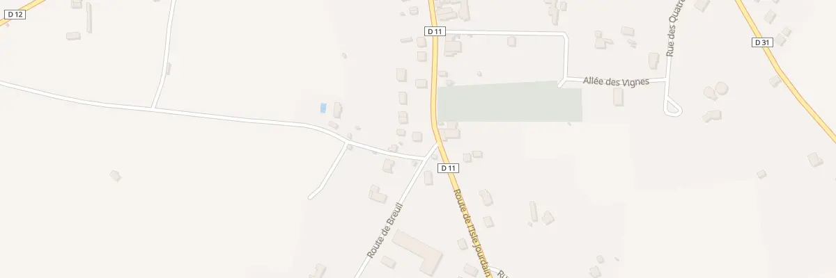 Plan du 24 Rte de l’Isle Jourdain à Persac