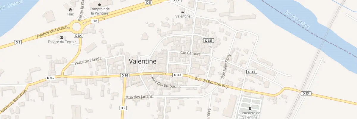 Plan du 8 Rue du Milieu à Valentine