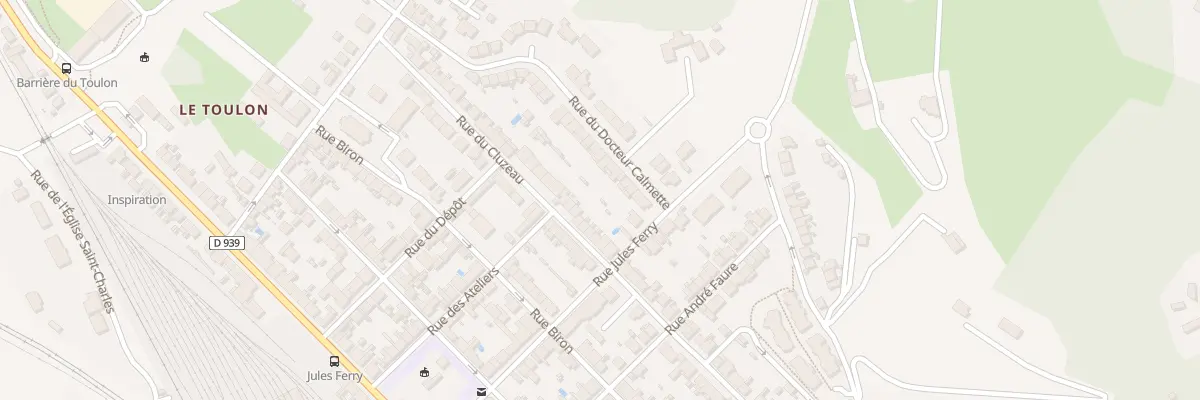 Plan du 68 Rue du Cluzeau à Périgueux