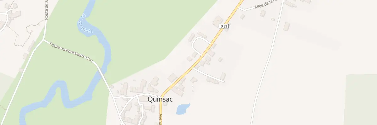 Plan du 261 Av du Tacot à Quinsac