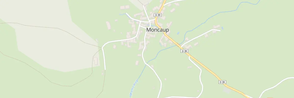 Plan de la Rue du Calem à Moncaup