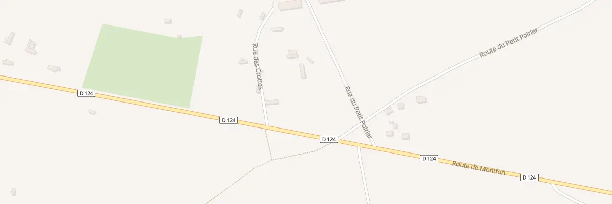 Plan du 1656 Rte de Montfort à Écaquelon