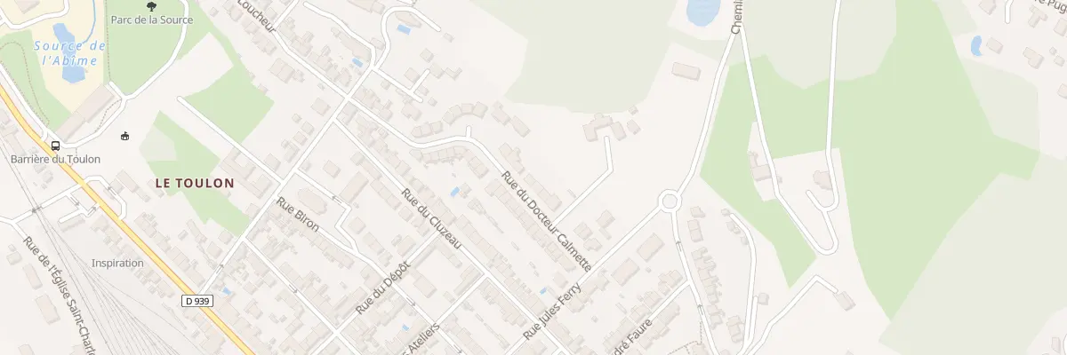 Plan du 22 Rue du Docteur Calmette à Périgueux