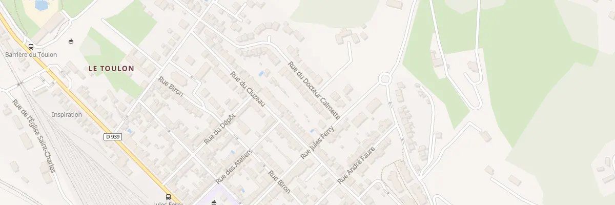 Plan du 11 Rue du Docteur Calmette à Périgueux