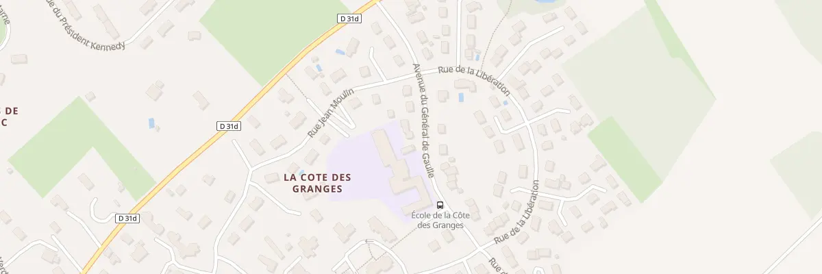 Plan du 16 Av du Gen de Gaulle à Descartes