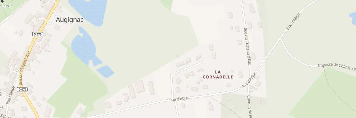 Plan du 1 Lot la Cornadelle à Augignac