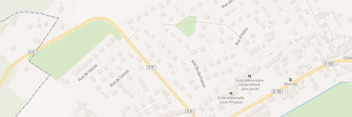 Plan du 7 Rue Ile de France à Serquigny