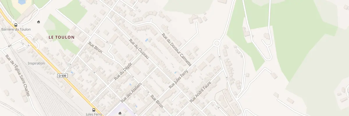 Plan du 9 Rue du Docteur Calmette à Périgueux
