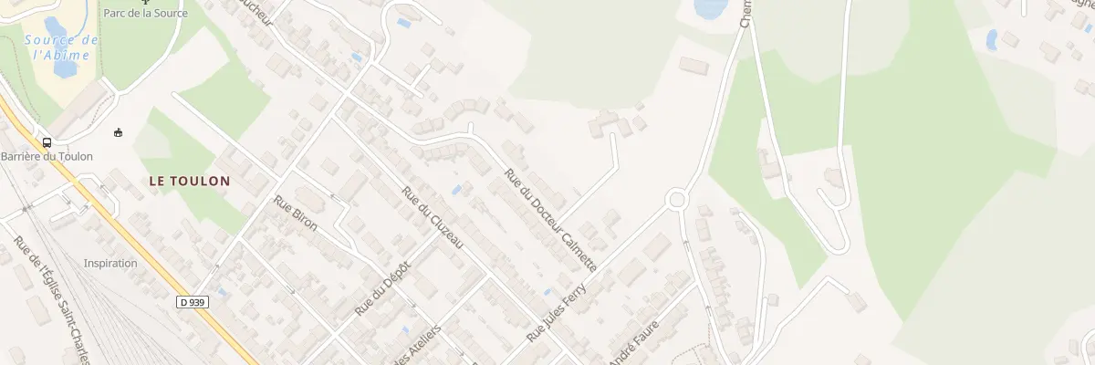 Plan du 20 Rue du Docteur Calmette à Périgueux