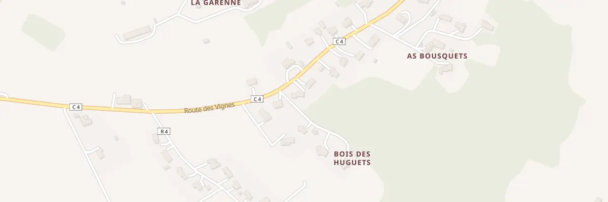 Plan du 5000 Bois des Huguets à Fals