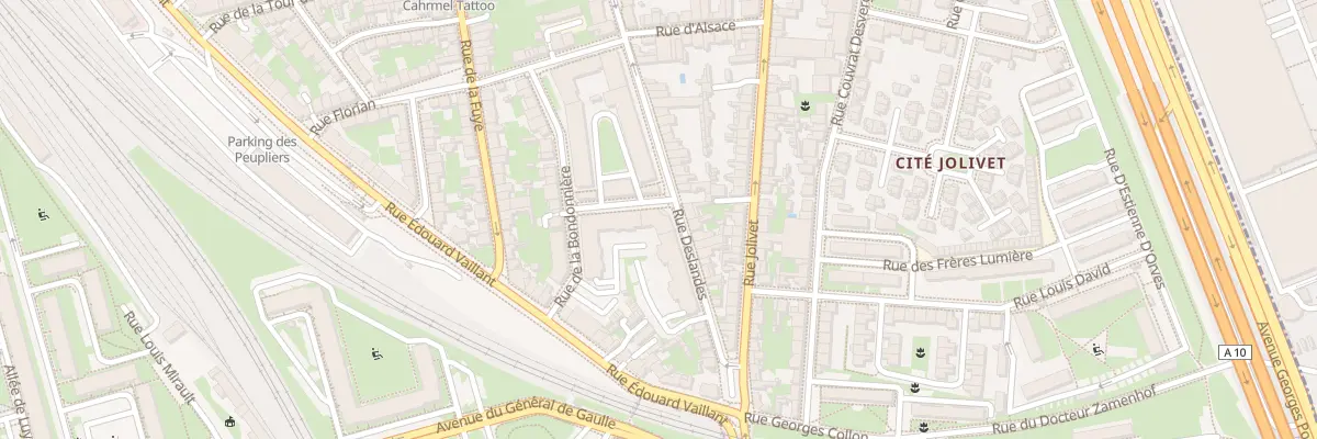Plan du 125 Rue Deslandes à Tours