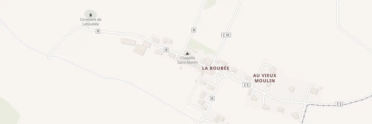 Plan du 5070 Village de Laboubee à Nougaroulet