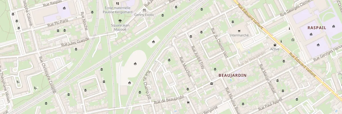 Plan du 5 Rue Mouchot à Tours