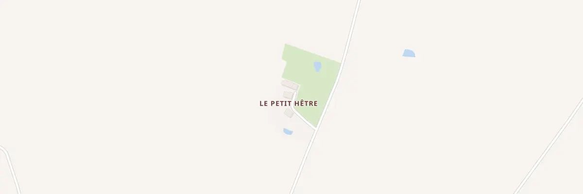 Plan du 1 Le Petit Hêtre à Marray