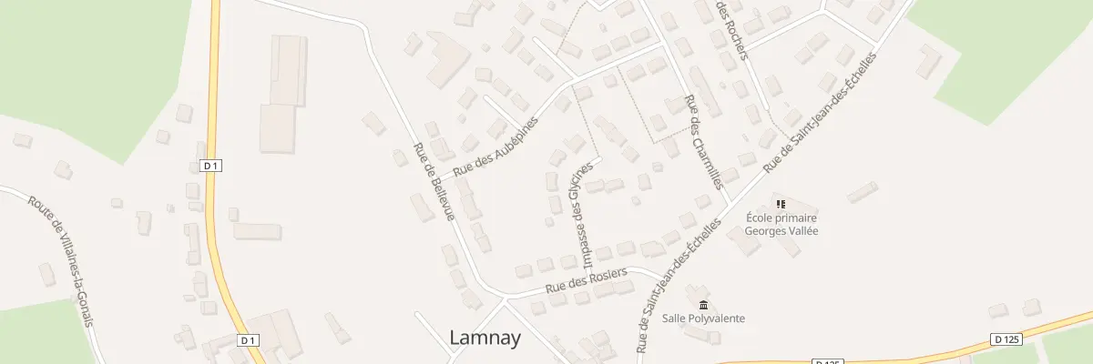 Plan du 3 Imp des Glycines à Lamnay
