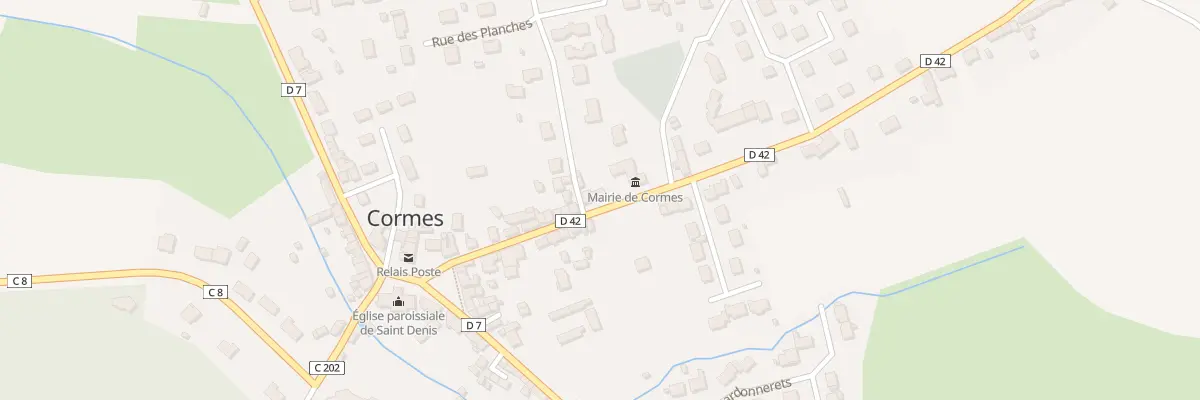 Plan du 19 Rue Henri Poussin à Cormes