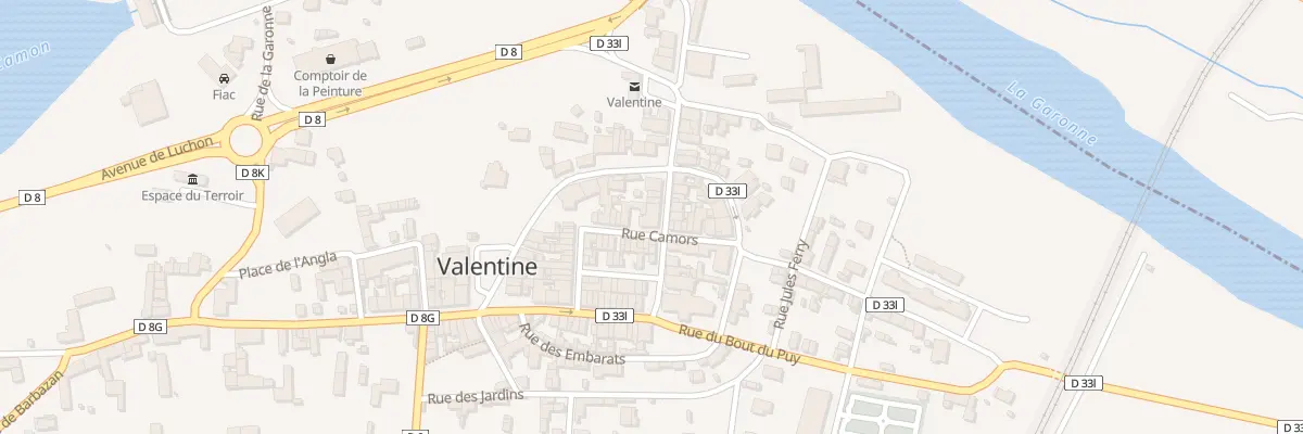 Plan du 9 Rue de l’Eglise à Valentine