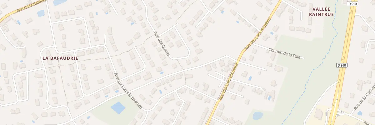 Plan du 5006 Rue des Quarts à Montbazon