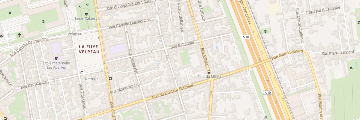 Plan du 68 Rue Legras à Tours