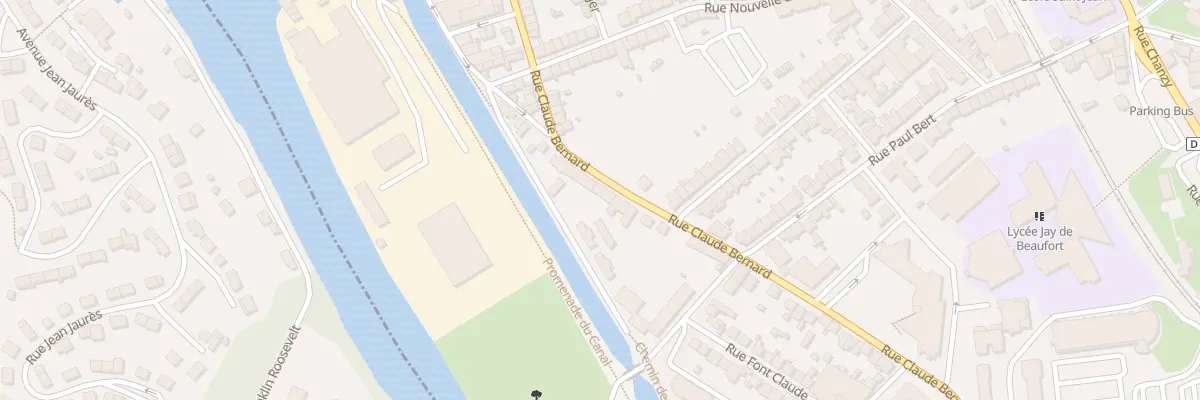 Plan du 135 Rue Claude Bernard à Périgueux