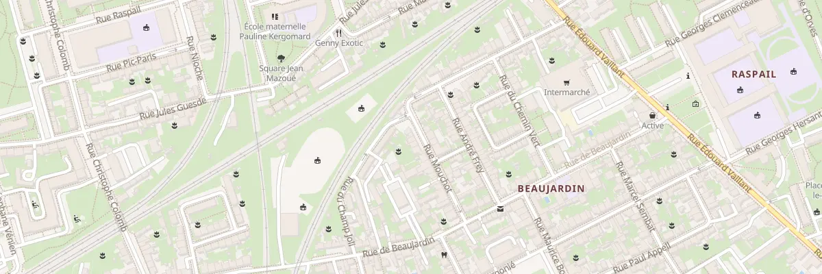 Plan du 3 Rue Mouchot à Tours