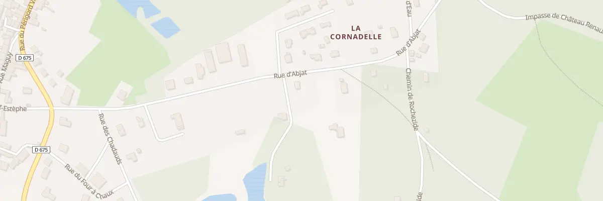 Plan du 8 Rue d’Abjat à Augignac