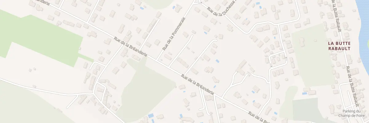 Plan du 33 Rue de la Bréanderie à Montbazon