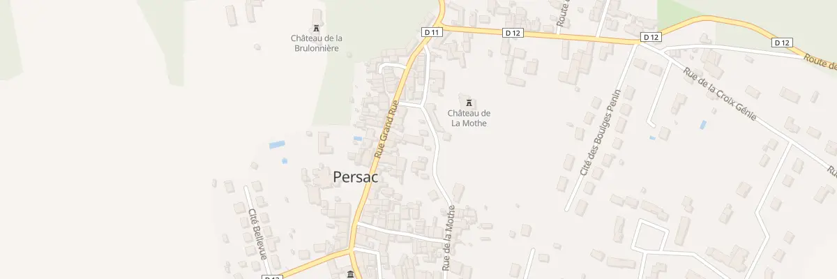 Plan du 8 Rue de la Mothe à Persac