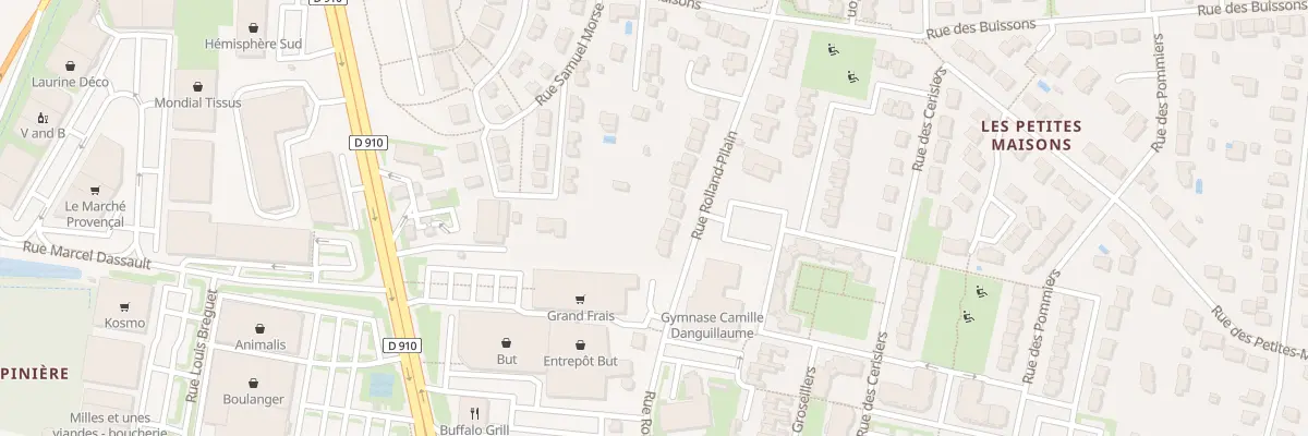 Plan du 24 Rue Rolland Pilain à Chambray-lès-Tours