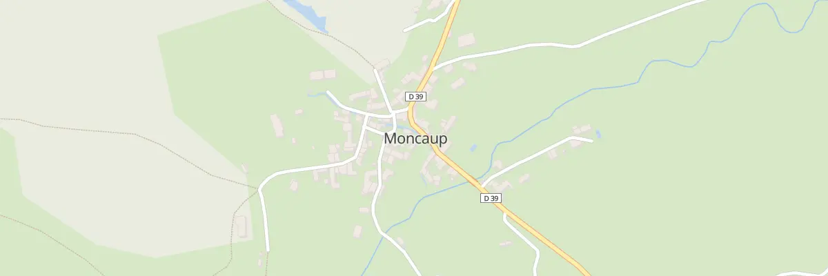 Plan de Pl de la République à Moncaup