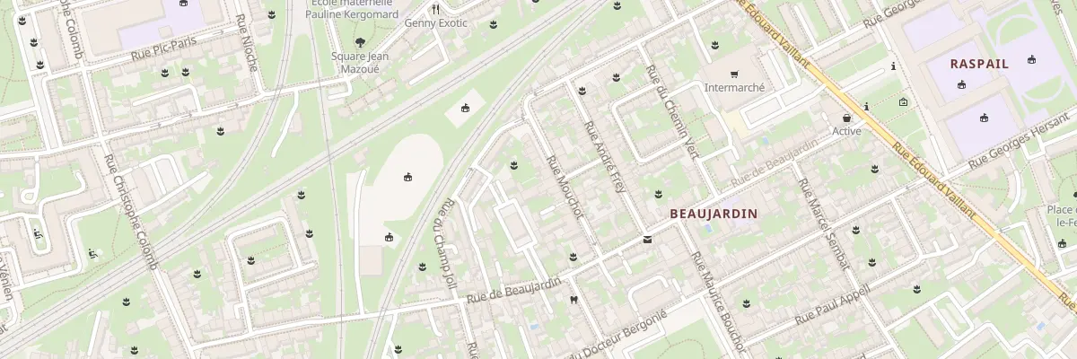Plan du 11 Rue Mouchot à Tours