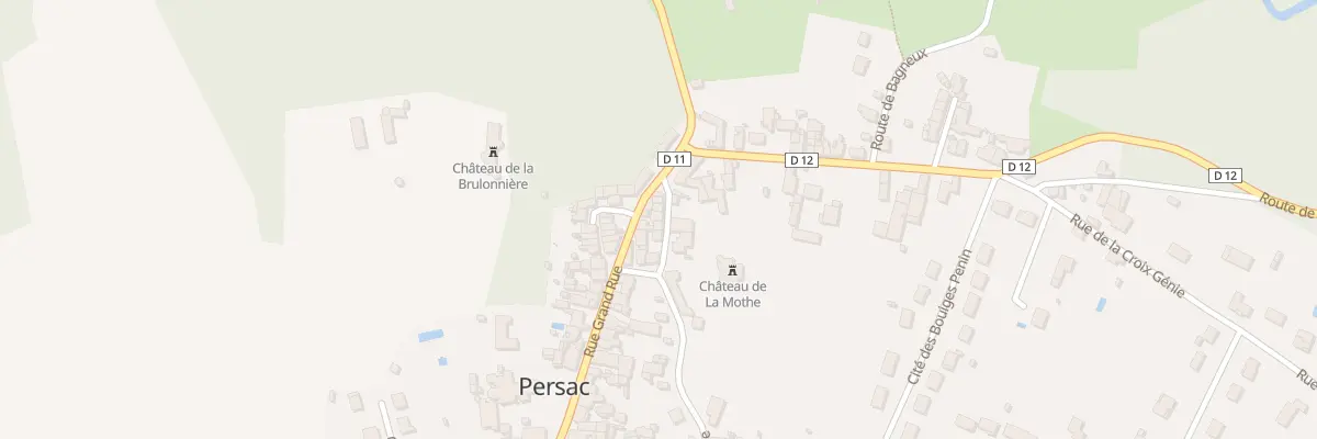 Plan du 6 Rue de la Mothe à Persac