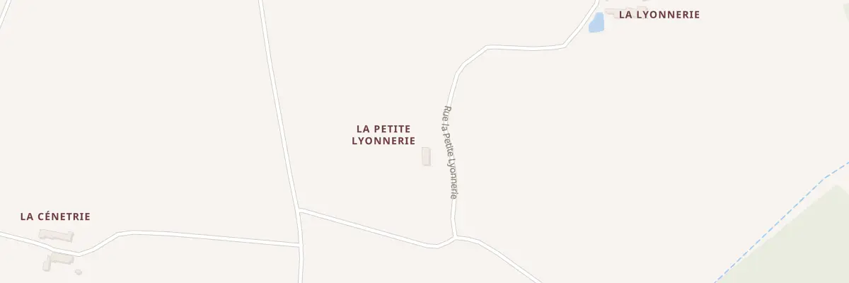 Plan du 3 La Petite Lyonnerie à Sorigny