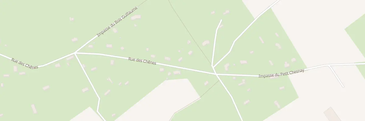 Plan du 972 Rue des Chenes à Fontaine-l’Abbé