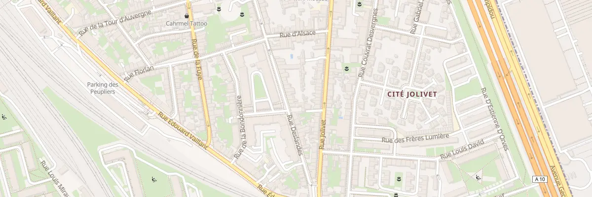 Plan du 118 Rue Deslandes à Tours