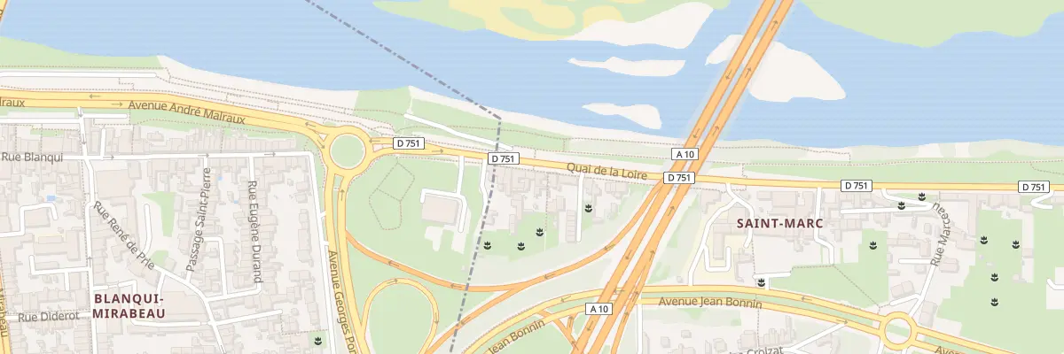 Plan du 7 Quai de la Loire à Saint-Pierre-des-Corps