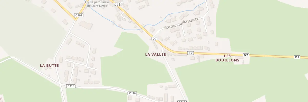 Plan du 4 La Vallee à Cormes