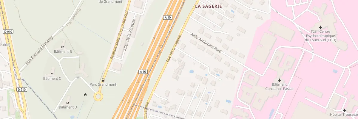Plan du 186 Rue de la Sagerie à Saint-Avertin
