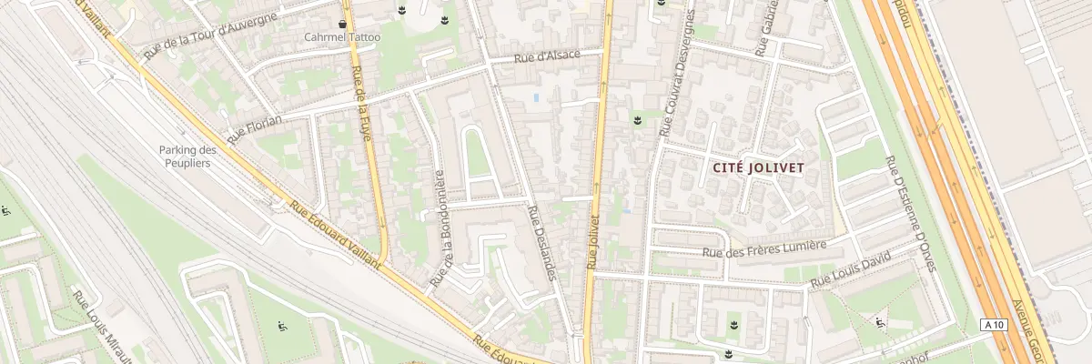 Plan du 120 Rue Deslandes à Tours